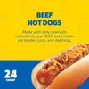 Ball Park Beef Hot Dogs, Original Length, 24 Count (Club
