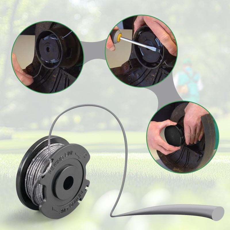 JOJOCY F016800569 Strimmer Spool Replacement for Bosch ART 23SL 26SL
