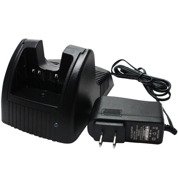 Yaesu FT-60R Charger - Replacement for Yaesu FNB-83 Two-Way Radio Chargers (100-240V) - Also Replaces FT-270R, VX-170, FT-250R, VX-150, FT-277R, VX-420, VX-400, VX-210, FT-250E, VX-180, VX-177, VX-160, VX-127, VX-427, VX-800, FT-60E, Vertex VX-800