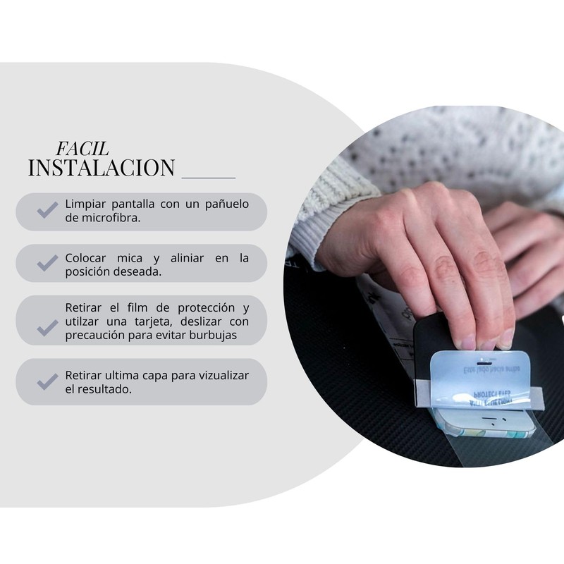 2 Piezas Mica Protectora antigolpes de Hidrogel para Oppo A40