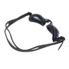 Swans TK-SWRV-008N BK Swimming Goggles, Fitness Goggles, Cushioned, BK (Black/FF/Men's)