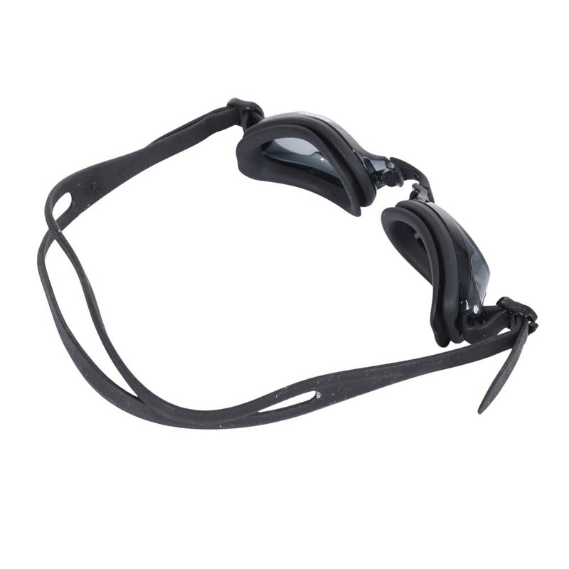 Swans TK-SWRV-008N BK Swimming Goggles, Fitness Goggles, Cushioned, BK (Black/FF/Men's)