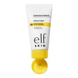 e.l.f. Skin Suntouchable Whoa Glow SPF 30, Sunscreen & Makeup Primer for A Glowy Finish, Made with Hyaluronic Acid, Vegan & Cruelty-Free, Packaging May Vary, Sunbeam