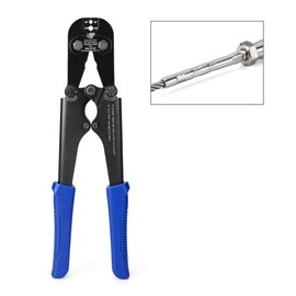 iCrimp Wire Rope Crimper for Cable Railing Swage applications, 1/8”&3/16” Single Strand Stainless Steel Tensioner Swage with Cutting Function for upto 3/16” Wire Rope IWS-2316R