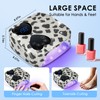 UV LED Nail Lamp Cordless, HUITINE 80W Rechargeable UV Light