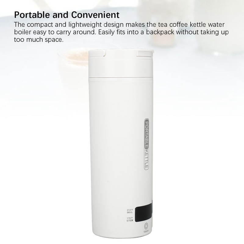 Travel Electric Kettle 450ml Temperature Control Portable Small Tea Coffee