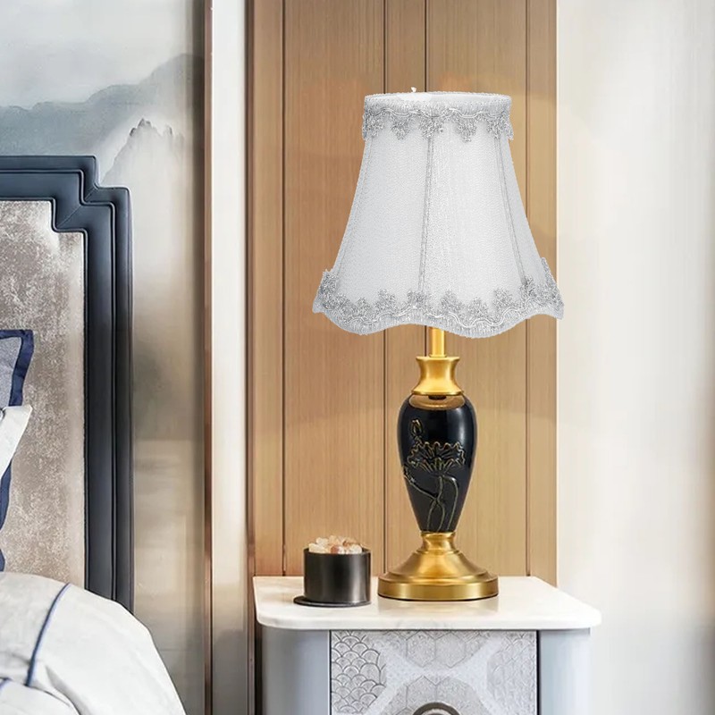 3Pcs Modern Lamp Shades E14 Candle Chandelier Lampshade Clip On