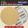 ProductionShop Premium 240 Grit 6" PSA Gold Sanding Discs, Box