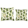 Soursop Fruit Pattern Throw Pillow