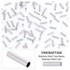 UNICRAFTALE About 500pcs 10mmx2.5mm 304 Stainless Steel Tube Beads Column