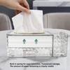 Discoball Tissue Box Clear Tissue Holder Rectangular Napkin Dispenser Tissue