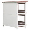 CHARMMA Outdoor Rabbit Hutch 4 Doors Brown Wood-Brown-12.9KG