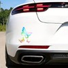 Three Butterflies PVC Vinyl Car Decals Stickers Waterproof Self-Adhesive Decals