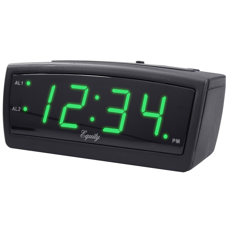 Equity by La Crosse 30229 LED Digital Alarm Clock, 0.9-Inch,