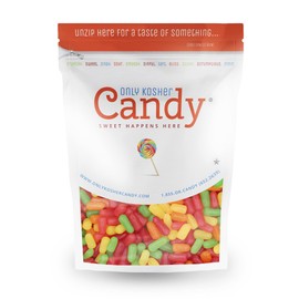 Only Kosher Candy Assorted Color Jelly Sticks Candy for Kids and Adults Delicious Snack for All Occasions, Kosher Certified Sticks Candies (2.5 Pounds)