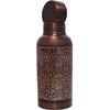 ANCIENTIMPEX Pure Copper Water Bottle Beautiful Floral Pattern For Ayurveda