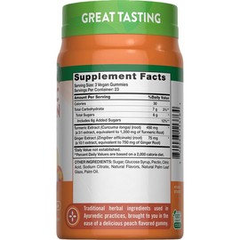 Turmeric Curcumin + Ginger Supplement – Supports Joint Health, Digestion & Inflammation Relief – Natural Antioxidant Formula for Adults
