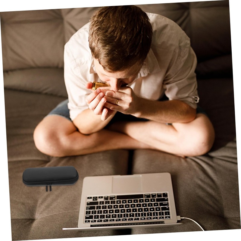 SUPVOX Harmonica Bag Harmonica Case Harmonica Belt Pouch Harmonica Holder