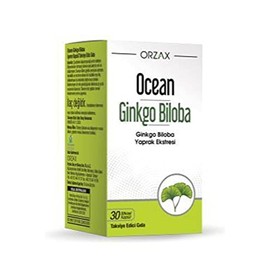 Orzax Ocean Ginkgo Biloba 30 Kapsül