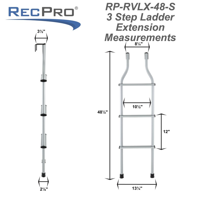 RecPro RV Universal Ladder Extension for Exterior Ladders | 3