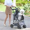 Toolzia 3 in 1 Pet Stroller with Removable Carrier -