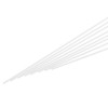 sourcing map ABS Plastic Rod Round Solid Bar 1.5mm x