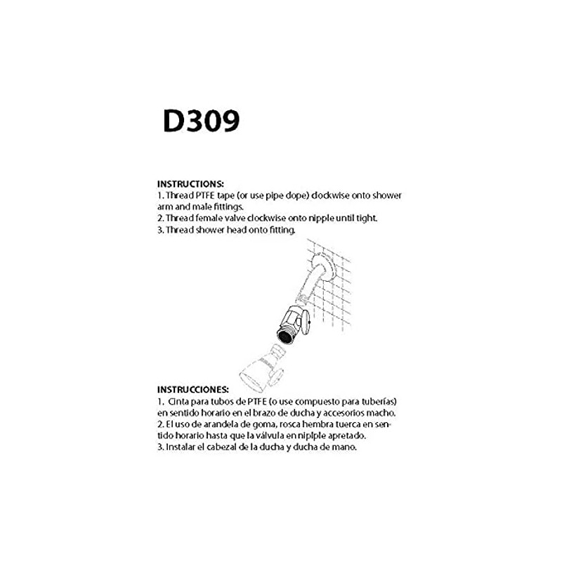 Westbrass D309-62 1/2" Shower Arm Volume Flow Control Trickle Valve,
