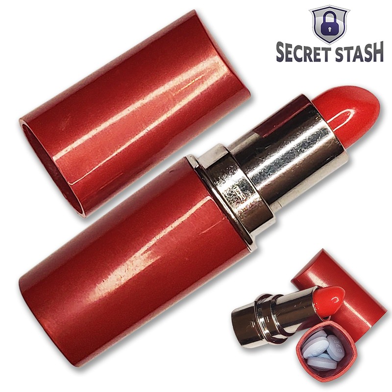 Women's Diversion Safe Bundle - Hair Brush, Scrunchie, & Lipstick