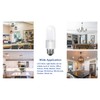 Jolux LED Stick Light Bulbs, Enclosed Fixture Rated,60W Equivalent, 5000K