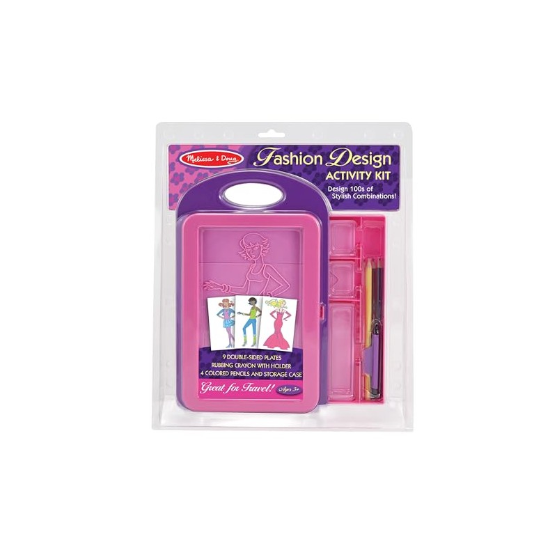 Melissa & Doug Kit de Actividades de Diseño de Moda,