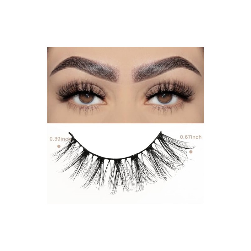 APCYUST Wispy Lashes Bulk 30 Pairs Natural Strip Eyelashes Wholesale