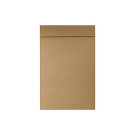LUXPaper Open End TerraBoard Mailers | Zip Stick | 9 1/2" x 14 1/2" | Brown | 10pt. Paper Board | 50 Qty