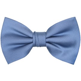 OCIA Pajarita de moño para hombre, ajustable, formal, para bodas, fiestas, Azul (Dusty Blue), Talla única
