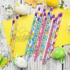 Kesote 24 Pack Easter Pencils Bulk 12 Patterns Easter Pencil