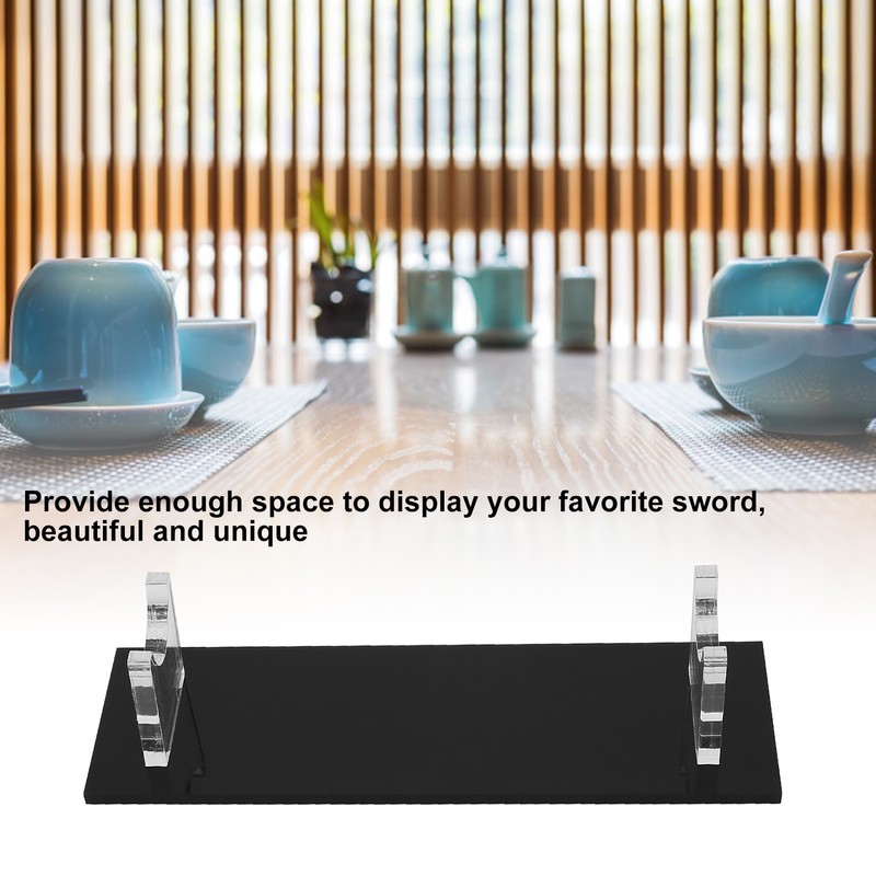 Acrylic Sword Stand Holder Tabletop Sword Display Storage Rack for