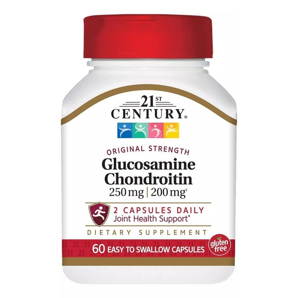 21st Century Glucosamina Condroitina Potente Artitris 60 Tabletas Eg G14