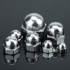 1/2-13 Acorn Hex Cap Nuts (10 pcs), 304 Stainless Steel