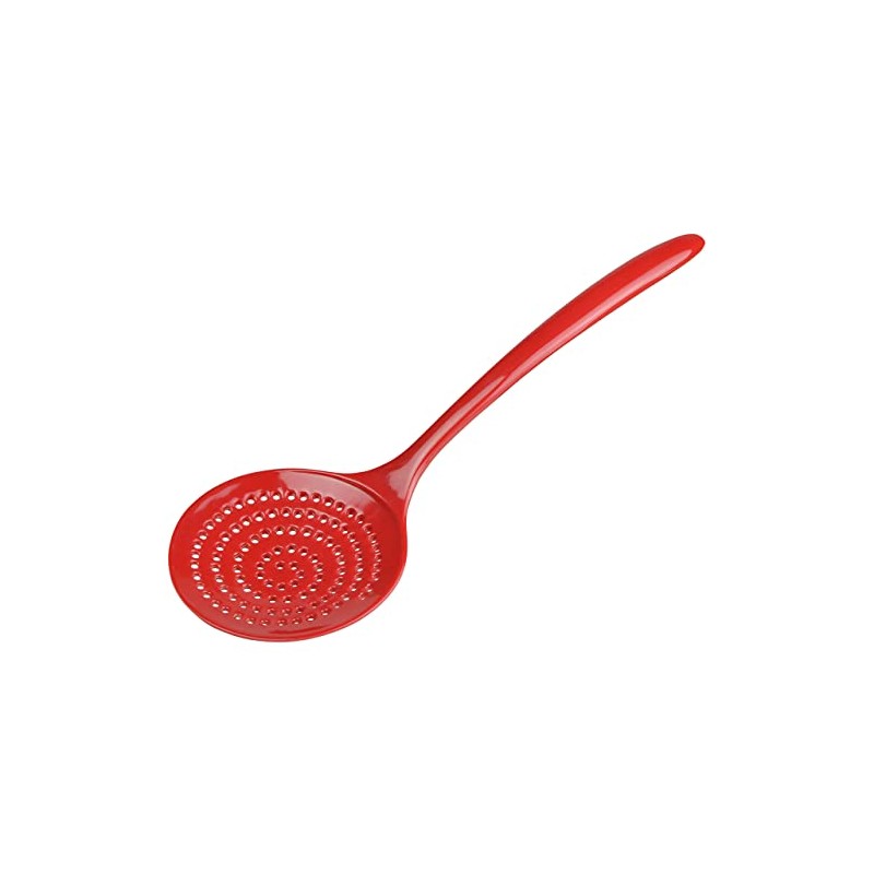 Gourmac 12-Inch Melamine Skimmer, Red