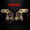 Ampper Brass Battery Terminals Connectors Clamp, Top Post Battery Terminal