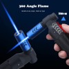 HONEST Lighter Butane refillable lighters Home Use (Black&black)