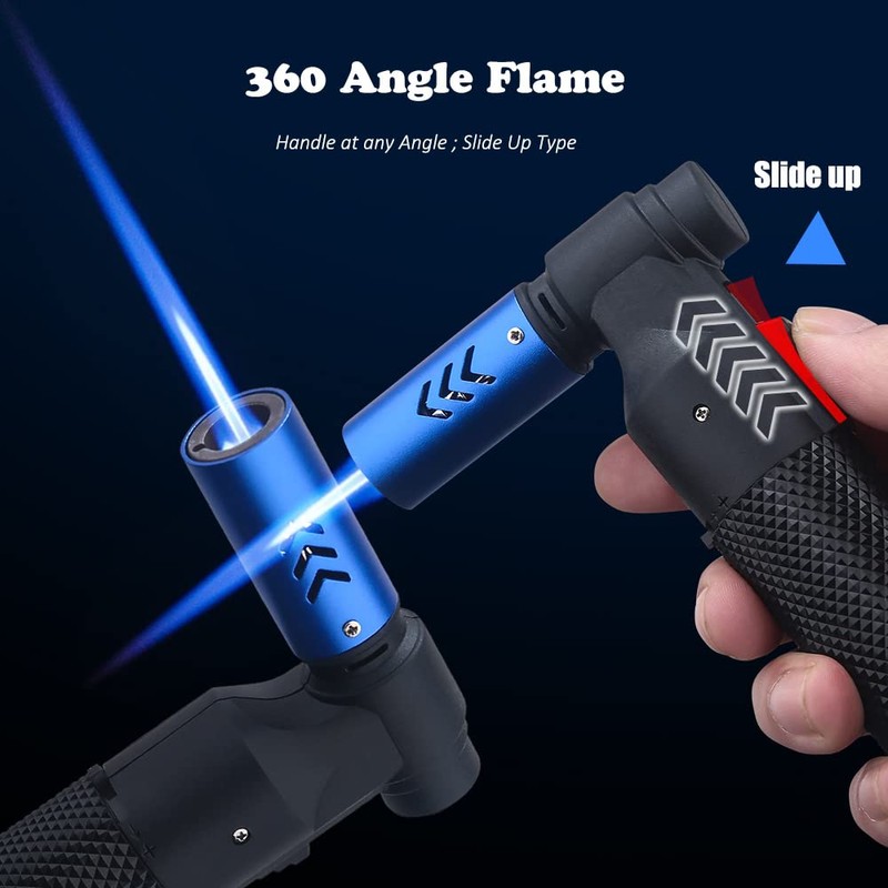 HONEST Lighter Butane refillable lighters Home Use (Black&black)