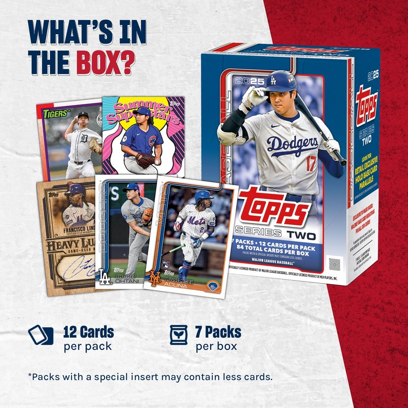 2025 Topps Baseball Series 2 - Factory Sealed - Value