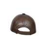 Real Leather Baseball Cap Adjustable Sports Casual Plain Summer Winter
