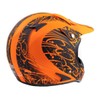 Typhoon Adult ATV Helmet & Goggles Gear Combo, Matte Orange