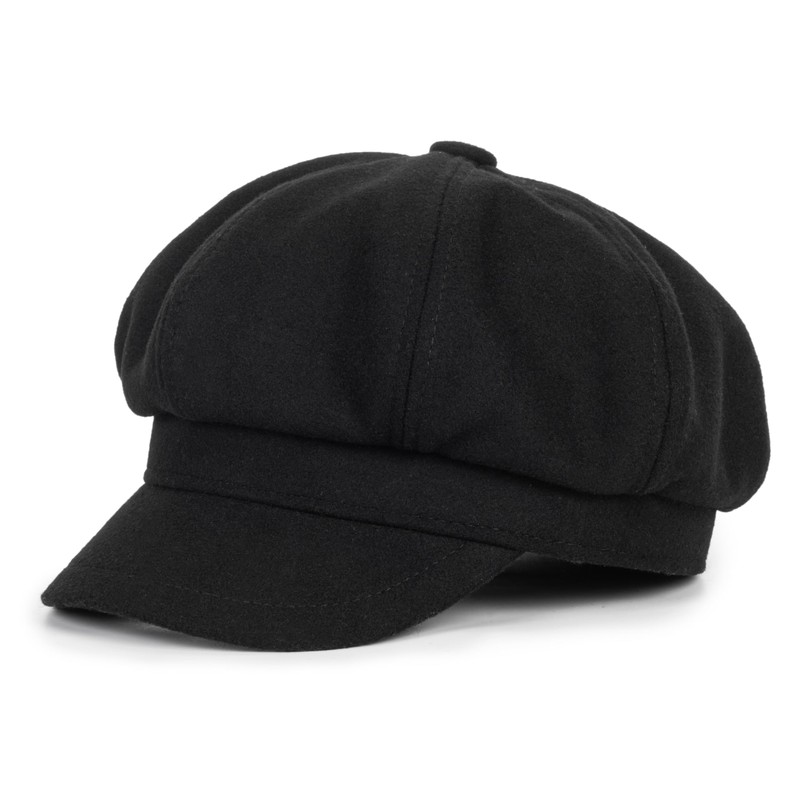 Kids Boys Girls Youth Newsboy Cap Adjustable Visor Wool Beret