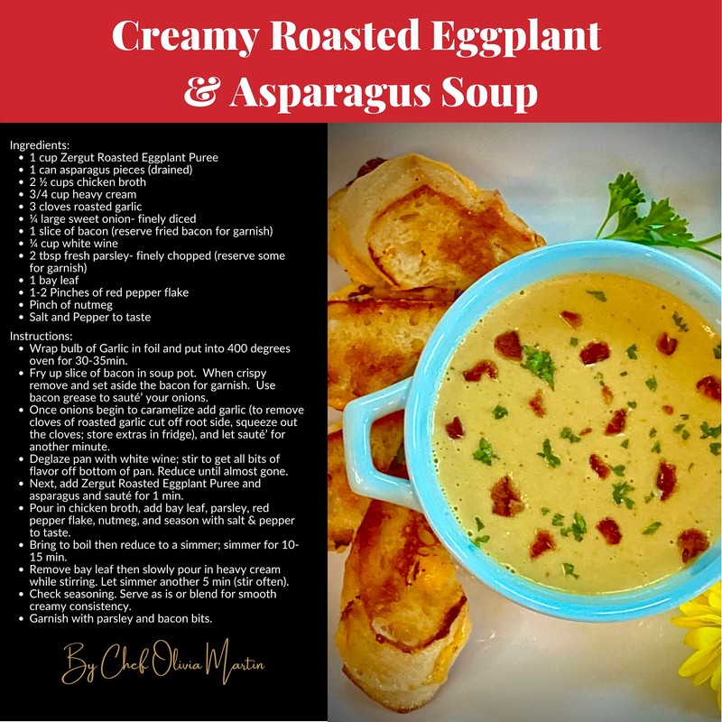 Zergut | Roasted Eggplant Puree | Plant-Based Spread | Kosher