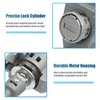 X AUTOHAUX 1 Set Front Door Lock Cylinder Set Kit