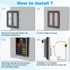 100A 10 Way Fuse Block, 12V Fuse Box Holder 10