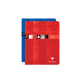 Clairefontaine 37227AMZC - Set mit 2 Heften, 40 Blatt, 17 x 22cm, französische Lineatur 90g und blanko 125g, 1 Set, farbig sortiert