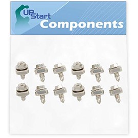 12-Pieces 279393 Dryer Cord Screw Kit Replacement for Kenmore/Sears 110.86335100 Dryer - Compatible with 279393 Terminal Block Screw Kit